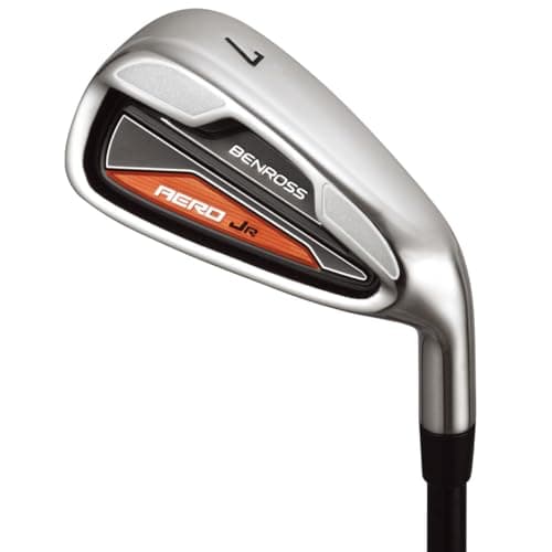 Image of Benross Junior Aero Orange Age 5-7 Single Graphite Golf Iron - PITCHING WEDGE RIGHT-HAND