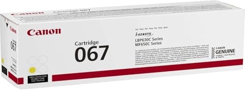 Image of Canon 067 Yellow Toner Cartridge