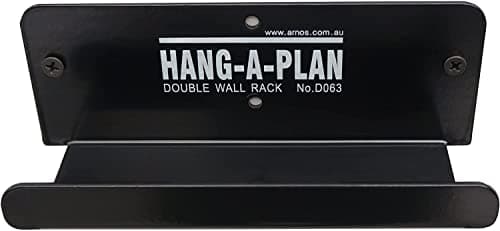 Image of Arnos Hang-A-Plan Front Load Wall Rack for 2 Binders A0 A1 A2 A3 Ref D063