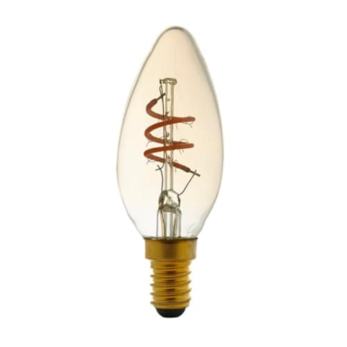 Image of Bell 4W LED Vintage Soft Coil Amber Candle SES 2000K Dimmable