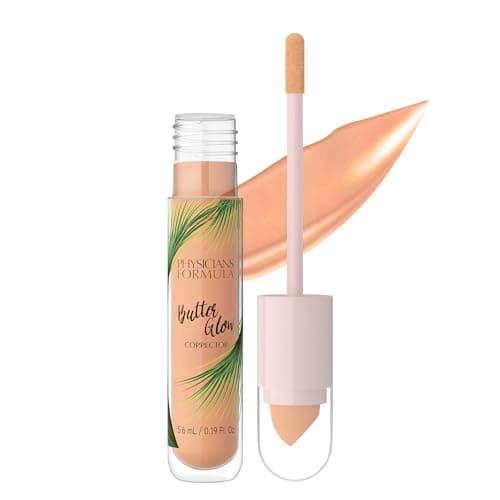 Image of Physicians Formula Butter Glow Corrector, Lightweight Concealer with Dual-Ended Applicator, Infused with Illuminating and Moisture Boosting Ingredients, Peach