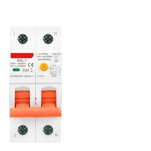 Image of 2P 30mA Type AC A B RCBO RCCB MCB Electronic Residual Current Circuit Breaker Over Short Current Leakage Protection EV Charger(Type A 30mA,40A)