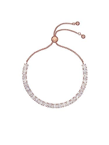 Image of Ted Baker Melrah Icon Crystal Adjustable Tennis Bracelet For Women