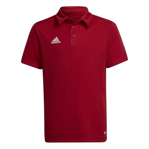 Image of adidas Unisex Kids Entrada 22 Polo Shirt, Team Power Red 2, 9-10 Years