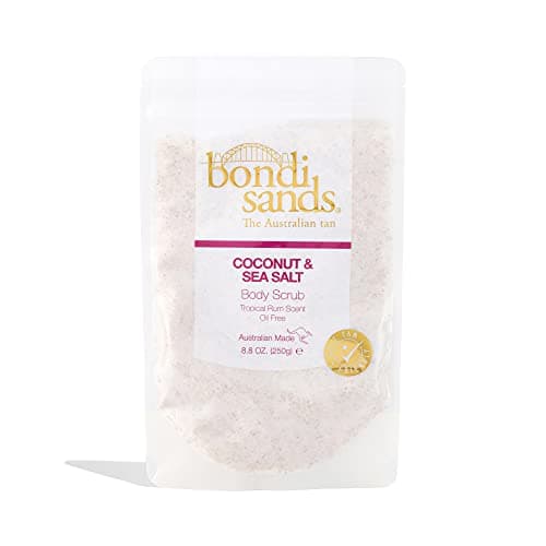 Image of Bondi Sands Tropical Rum Coconut & Sea Salt Body Scrub | Oil-Free Formula Gently Exfoliates + Removes Impurities with Coconut Husk & Walnut Shell, Self Tan Friendly, Vegan + Cruelty Free | 250g/8.8 Oz