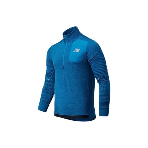 Image of New Balance NB Impact Grid Men's Running Jacket Blue PE 2022