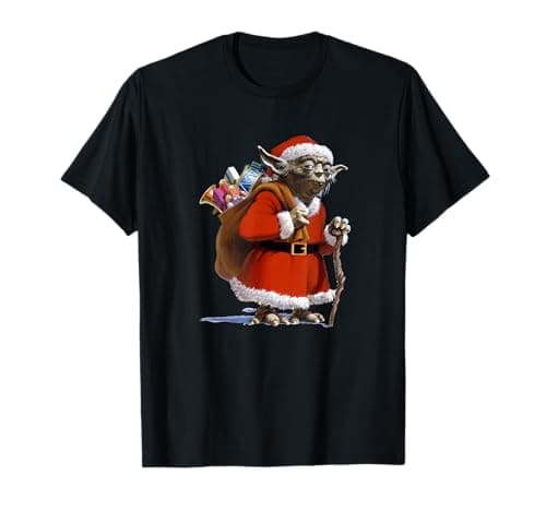 Image of Star Wars Christmas Yoda Santa Claus Costume T-Shirt
