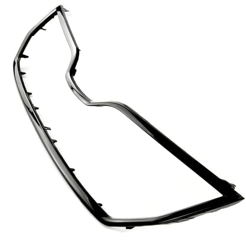 Image of Underground Parts Gloss Black Bumper Upper Grille Surround Frame for Skoda Fabia mk3