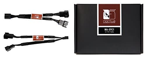 Image of Noctua NA-SYC1, 4 Pin Y-Cables for PC Fans (Black)