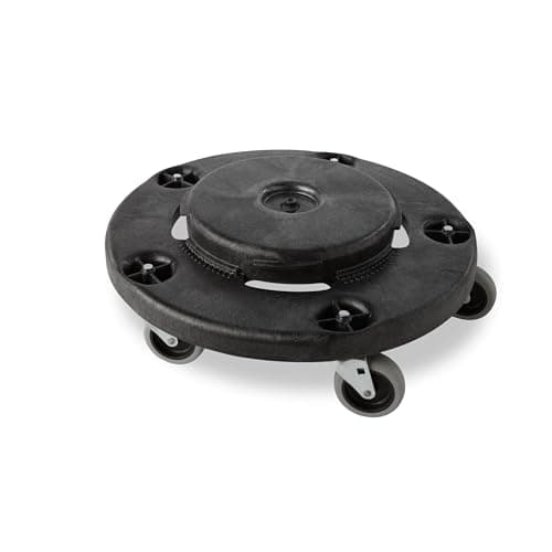 Image of Rubbermaid BRUTE Trash Can Dolly - Black