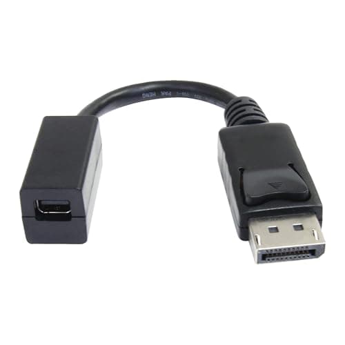 Image of StarTech.com 6in (15cm) DisplayPort to Mini DisplayPort Cable - 4K x 2K UHD Video - DisplayPort Male to Mini DisplayPort Female Adapter Cable - DP to mDP 1.2 Monitor Extension Cable (DP2MDPMF6IN)