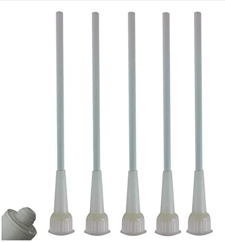 Image of Extra Long Nozzles x5 for C4 380ml 350ml Cartridges Silicone,Sealant,Mastic,Caulk,Adhesive,Glue,DPC Creams, Rempro,Dryfix