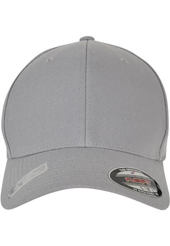 Image of Flexfit Unisex Wooly Combed Waterrepellent Baseball Cap, Grey,
