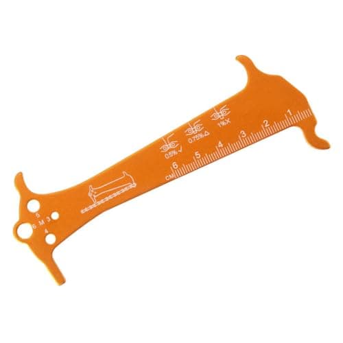 Image of Laroal Bicycle Chain Wear Tool 1Pcs Bike Chain Checker Tool Aluminum alloy Bike Chain Wear Indicator Tool Chain Measuring Ruler for Checking Mountain Bike
