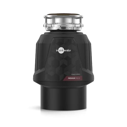Image of InSinkErator Premium 550 EC Food Waste Disposal Unit for Sink Use with Air Switch - Kitchen Sink Accessories, Gadgets - 20.9 x 20.9 x 31.2 cm - Black