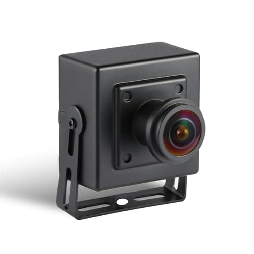 Image of REVODATA 5MP POE IP Mini Camera, Ultra HD 2880x1620P, 1.7mm Fisheye Lens(170°FOV), Small Camera H.265 Surveillance Motion Detection, PC/Phone App(I706-3-P)