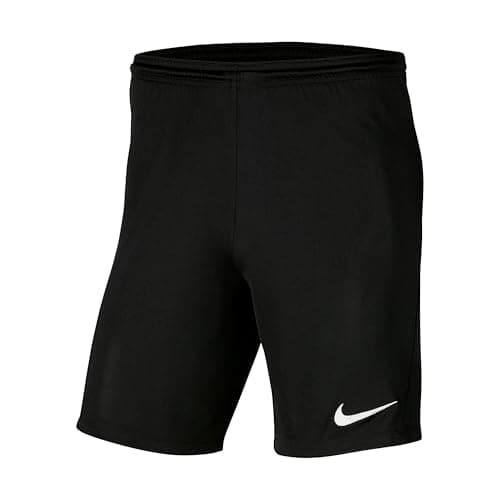 Image of NIKE Unisex Kids Y Nk Dry Park Iii Nb K Sport Shorts, Black/White, L UK
