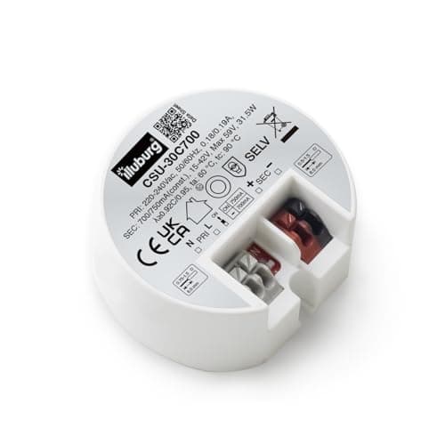 Image of illuburg LED Driver 700mA - 750mA Constant Current 11W - 30W Flickerfree LED Power Supply Transformer