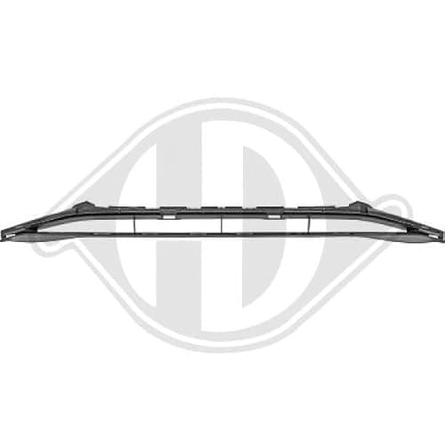 Image of DIEDERICHS Ventilation grille, bumper 1019145