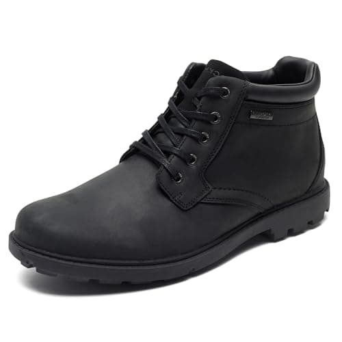 Image of Rockport Men's SS Plain Toe Boot, 10 UK, Black