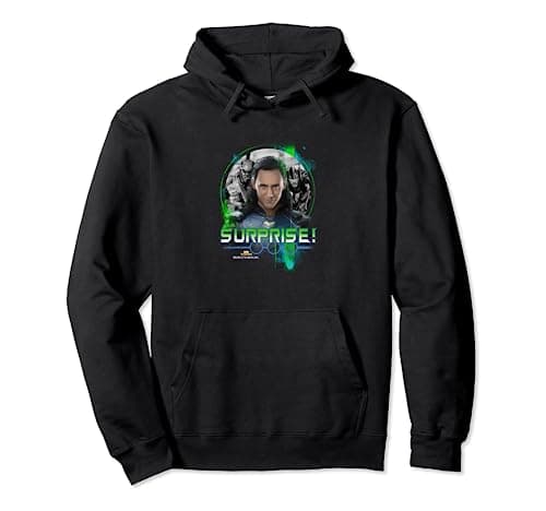 Image of Marvel Thor Ragnarok Loki Surprise Green Pop Pullover Hoodie