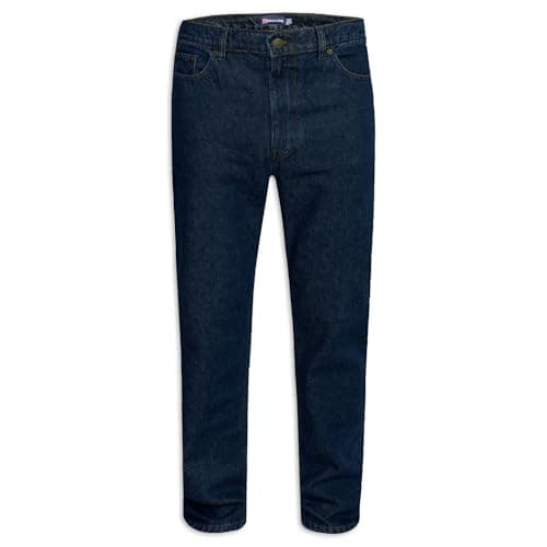 Image of D555 Duke Mens Kingsize Comfort Fit Jeans Indigo 40 Waist Regular Leg (Comfort)