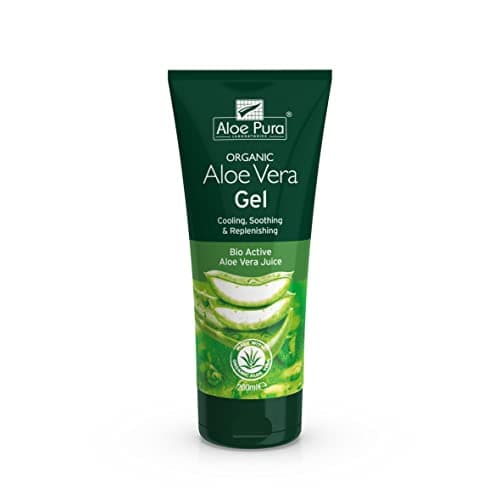 Image of Aloe Pura Organic Aloe Vera Gel, Natural, Vegan, Cruelty Free, Paraben and SLS Free, Cooling, Soothing, 200 ml (Pack of 1)