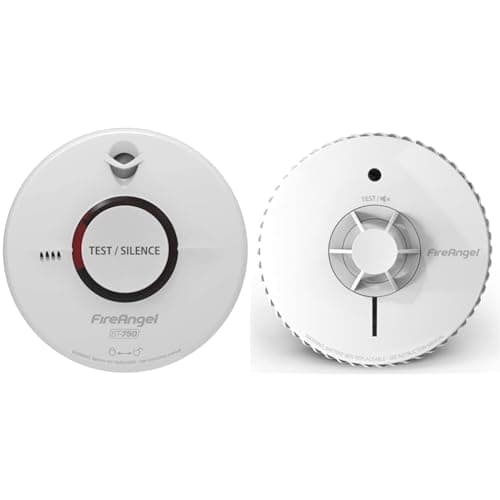Image of FireAngel ST-750T Thermoptek Smoke Alarm & Heat Alarm with 10 Year Sealed For Life Battery, FA6720-R (HT-630 replacement, new gen), White