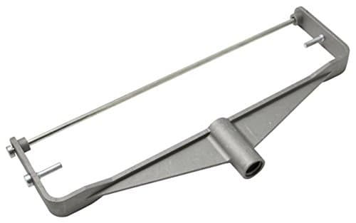 Image of ProDec 12 inch Cast Aluminium Heavy Duty Double Arm Paint Roller Frame with Screw Fitting for Extension Pole, Includes Choice of Roller Fittings Full Width Bar and End Pins