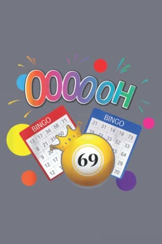 Image of Drag Queen Bingo Funny Oooooh 69 Bingo Fan LGBT Bingo Ball Saying: - Notebook A5 size, 116 of high quality white papers