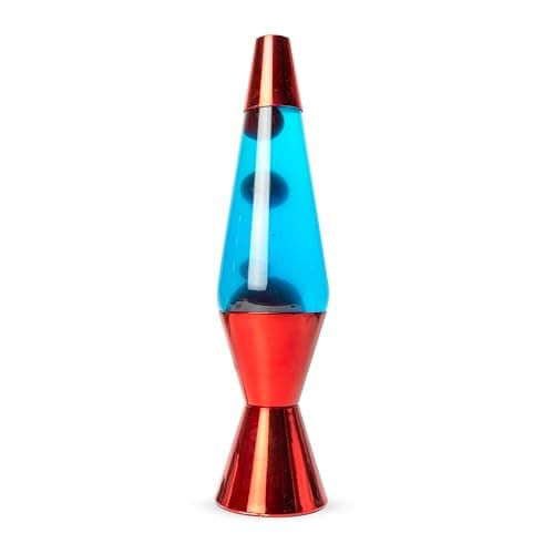 Image of RED5 Blue Red Molten Lava Lamp Energy Efficient Ecodesign Liquid Wax Mood Light