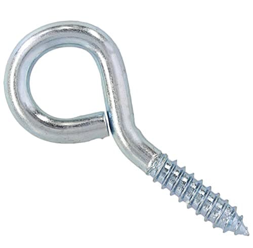 Image of fiXte® Zinc Plated Screw in Eye Steel, 55 mm (2.1/8 inch) - Pack of 12