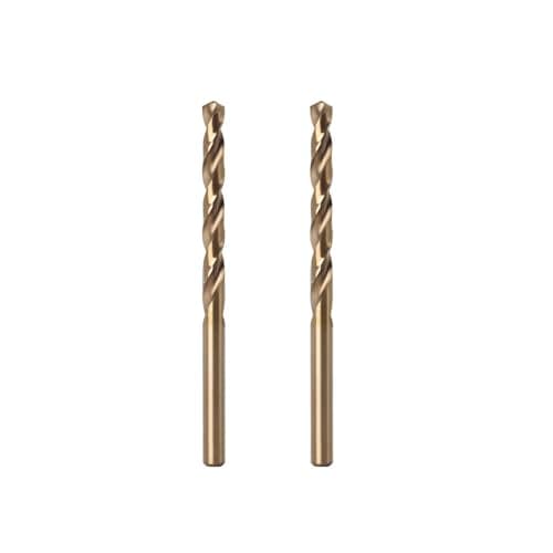 Image of Misuyue 8% Cobalt Drill Bits, Metal Drill Bit Set 4mm, HSS M42 Carbide Twist Drill Bit for Metal Stainless Hard Steel Aluminum, Wood Drill Bits (2pcs)