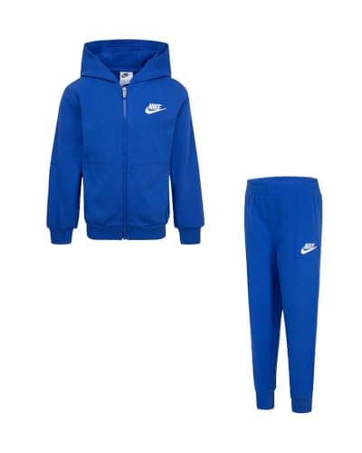 Image of NIKE Girl's Tracksuit Club Pink Code 36M485-ACG, pink / white, 4-5 anni