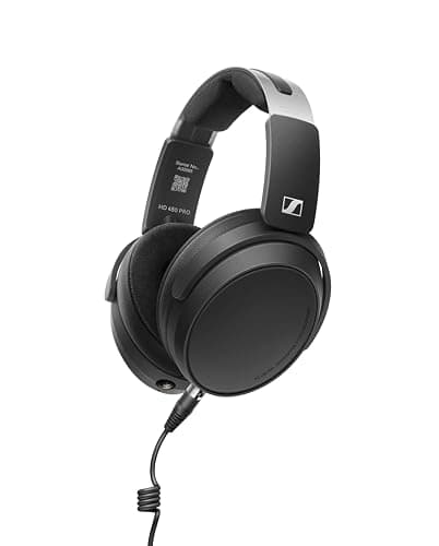 Image of Sennheiser HD 480 PRO Professional Closed-Back Studio Headphones | Includes 3m Coiled Cable, Recording Ear Pads and PRO Headphone Bag (700499)