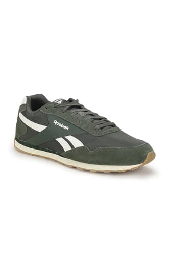 Image of Reebok Unisex Glide Low Trainers, GRIT Green/GRIT Green/Chalk, 40 EU, Grit Green Grit Green Chalk, 8 UK