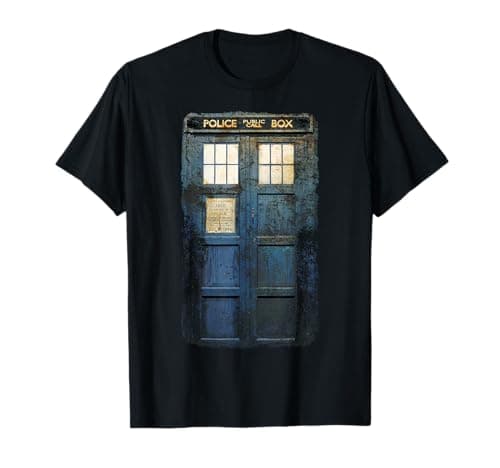 Image of Cosplay Tardis Distressed Time-Traveller Sci-Fan T-Shirt