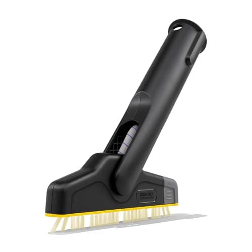 Image of Kärcher XXL grout brush, steam accessory, ideal for cleaning bathroom and kitchen joints, Black
