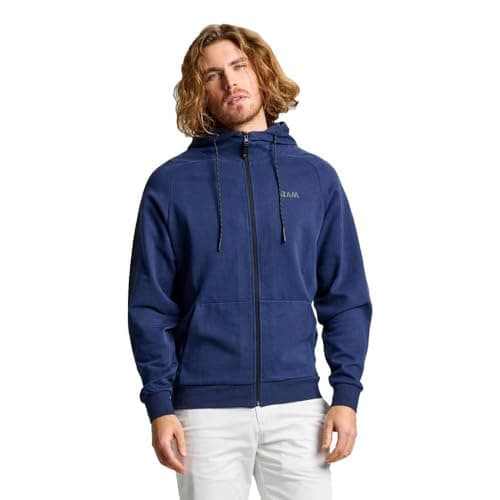 Image of SLAM Logo FZ Hoodie L Blue