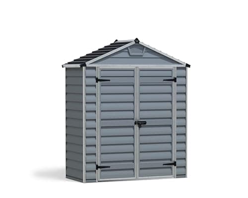 Image of Palram Canopia SkyLight Shed 6x3 Durable Storage Grey