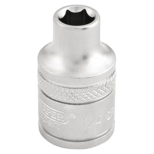 Image of Draper 16548 Square Drive 6 Points Imperial Socket 3/8" Length, Blue