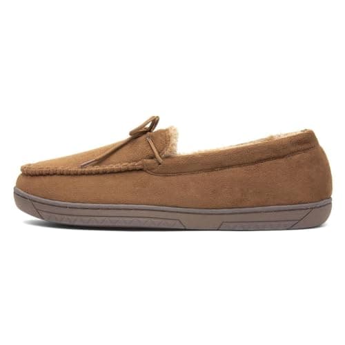 Image of The Slipper Company Mens Tan Slipper - Size 7 UK - Brown