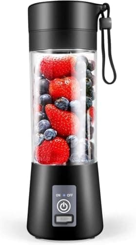 Image of Portable Blender, Personal Blender USB Rechargeable, for Shakes and Smoothies, Strong Cutting Power with 6 Blades