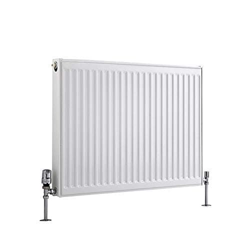 Image of Milano Compact White Type 21 Horizontal Double Panel Plus Convector Radiator - 600mm x 800mm