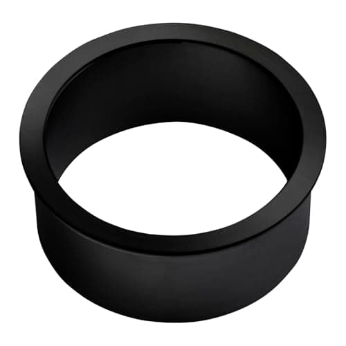 Image of SOTECH Cable grommet, open, installation diameter 20 mm, outer diameter 24 mm, real stainless steel, black, galvanised, cable ring, cable outlet
