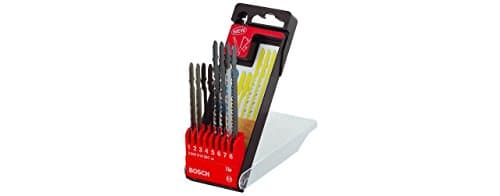 Image of Bosch 8 Piece T Shank Jigsaw Blade Set