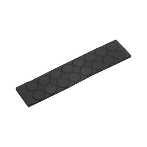 Image of PATIKIL Non Slip Furniture Pads 3/8" (10mm x 3mm), 16 Pcs Adhesive Backed Round Rubber Feet Anti-Scratch Rubber Furniture Grippers for Hardwood Floor Electronics Bed Drawers DIY