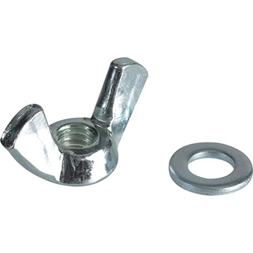 Image of ForgePack Wing Nuts & Washers | M6 | Zinc Plated | Pack 10