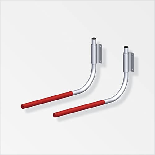 Image of Alfer Aluminium Universal Wall Holder 550 X 270mm (Pair) ProSolve