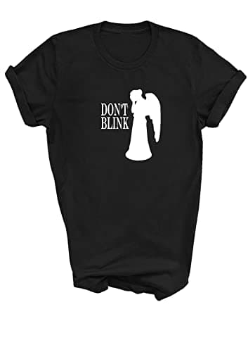 Image of danni rose Weeping Angel T-shirt (Small) Black